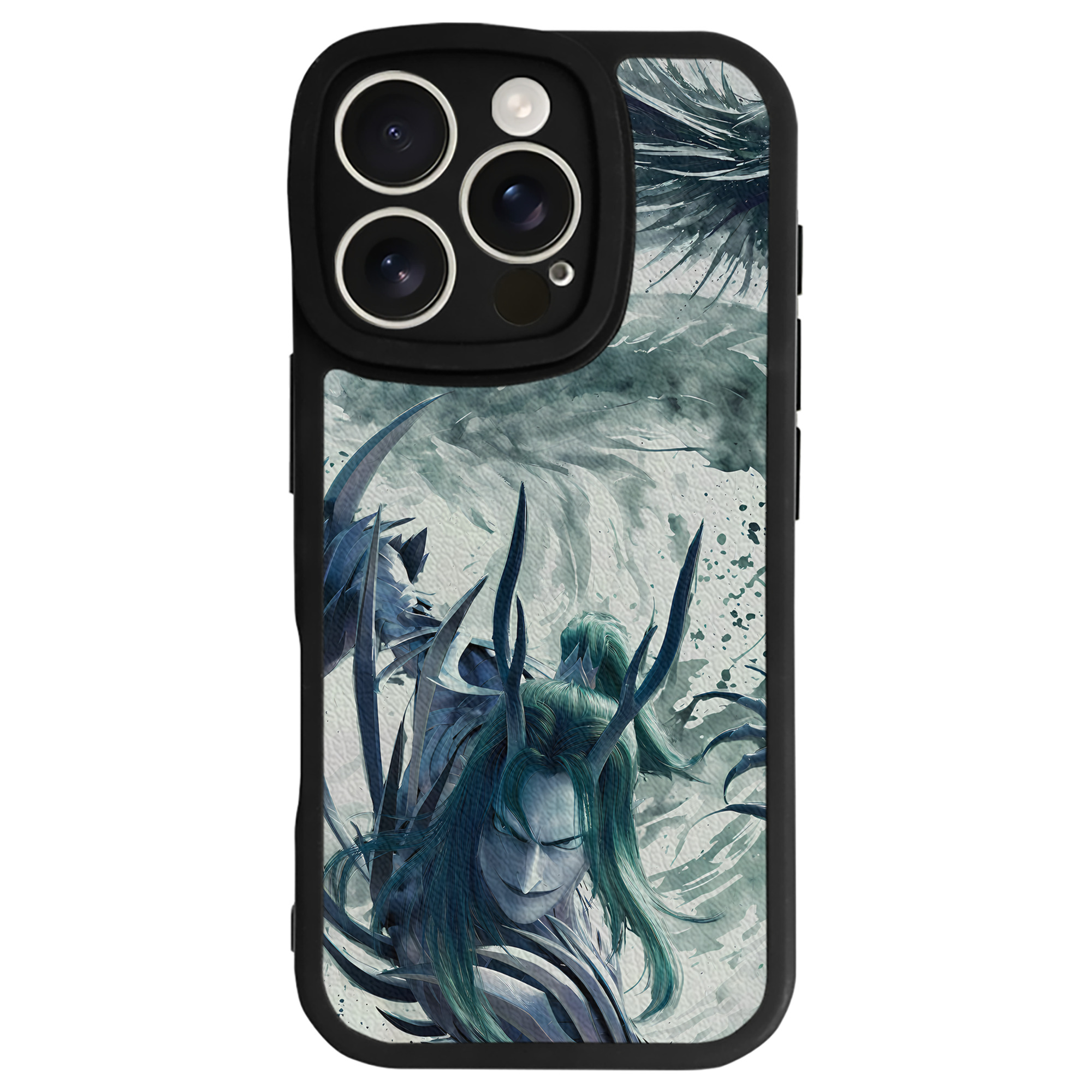 （画像用） Ne Zha 2 ナタ 魔童の大暴れ 【iPhone 16シリーズ対応】シリコンスマホケース（レザー調） 材質：シリコン